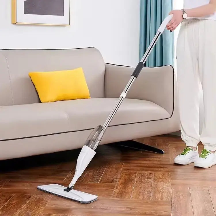 Mopa de microfibra con pulverizador y mango telescópico de acero inoxidable HOY 30%DCTO