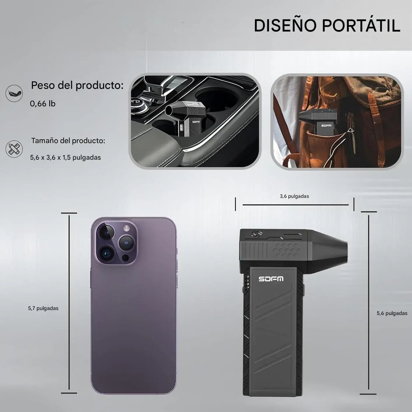 Soplador de aire Turbo Jet - para Teclado, Exteriores, Coche y Hogar 🎁 HOY 30%DCTO