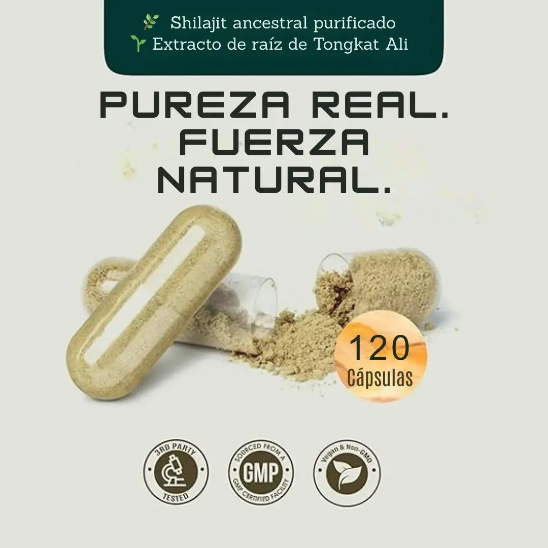 🎁Por la compra de Shilajit (120 cápsulas) llévate MACA Suplemento Alimenticio GRATIS