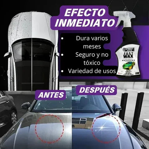 Porcelanizador premium FAST WAX alemán 600ml + brillo espejo duradero + protección avanzada
