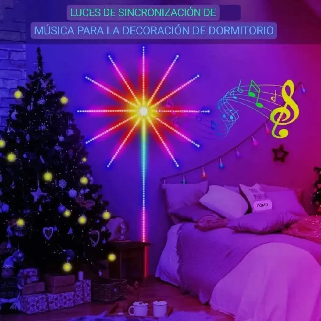 🎄✨ PRE VENTA Luces Rítmicas RGB con Control App + Efectos Musicales Premium para Navidad y Más Decoraciones ✨