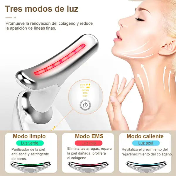 Especial Día de la Madre - Masajeador Facial LED – Un Regalo Único 🎁 30% DCTO