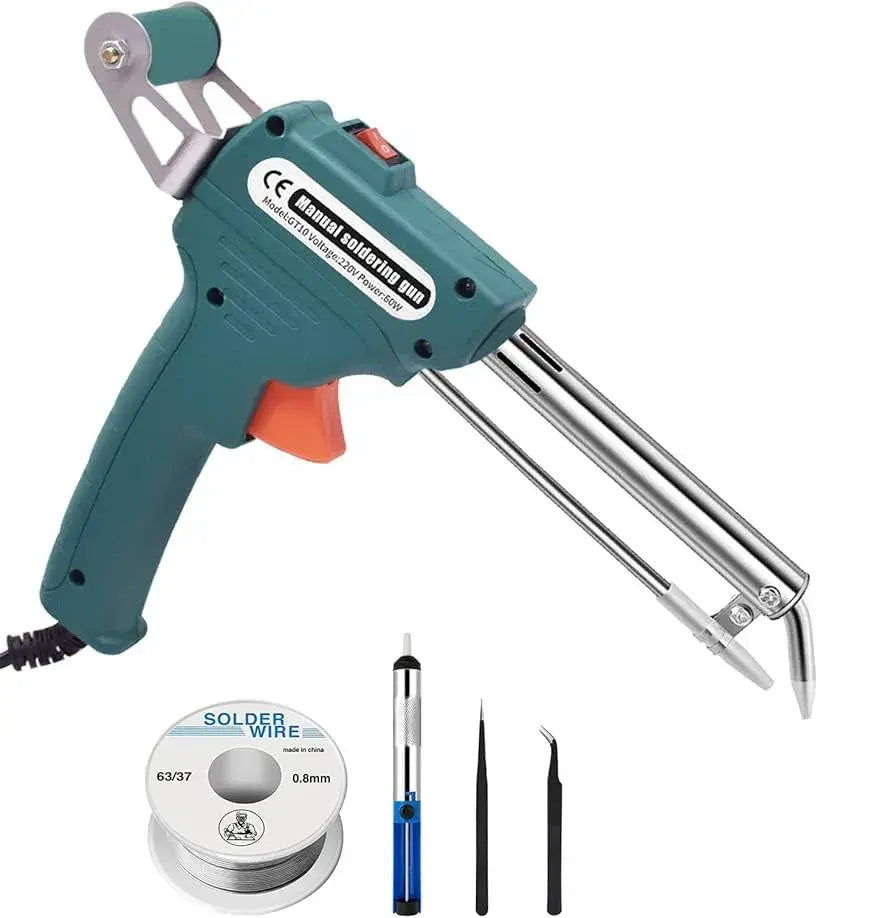 Pistola de soldar profesional automática + kit de precisión premium