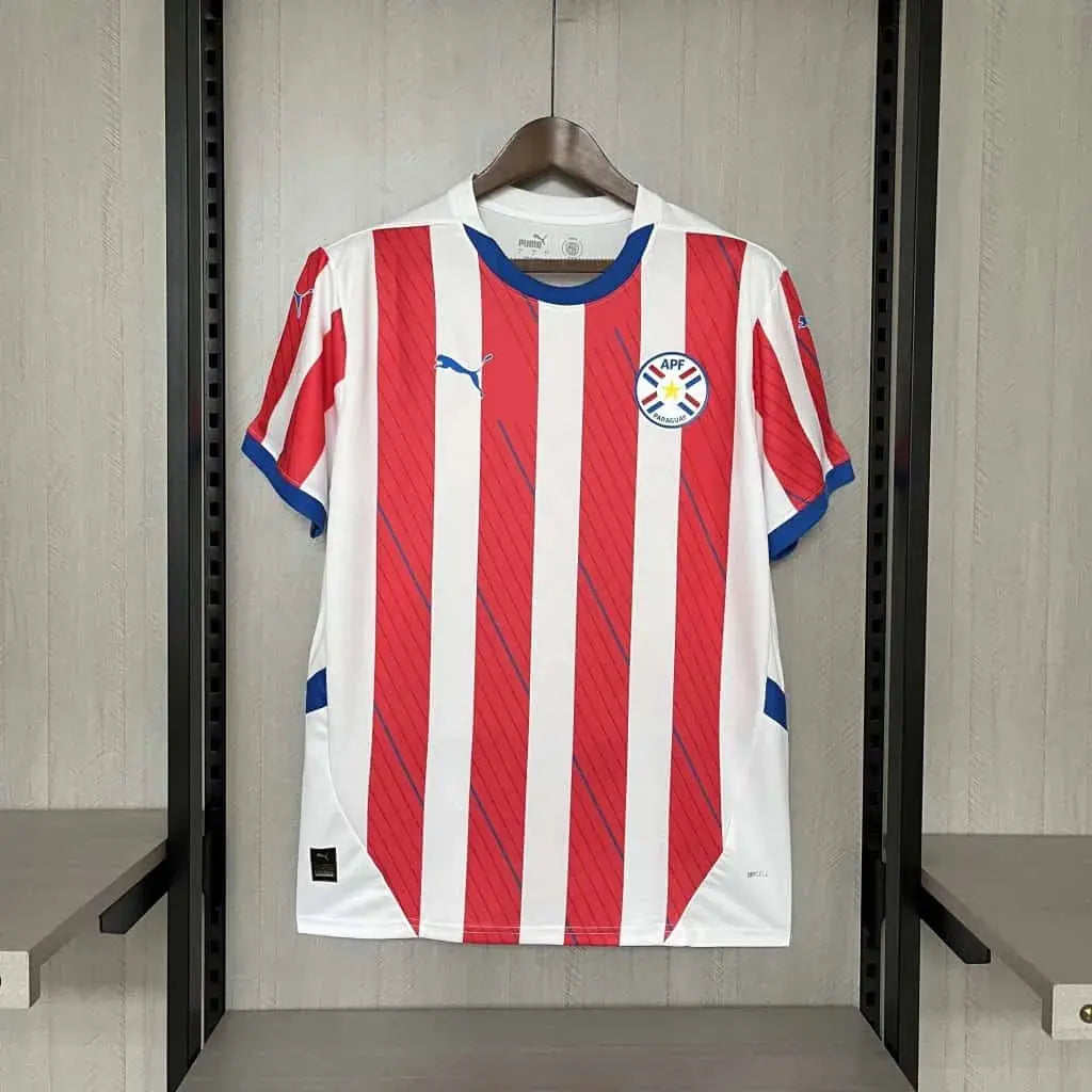 Remera Oficial Paraguay Pasión guaraní que se lleva en el pecho 🎁 HOY 30% DCTO