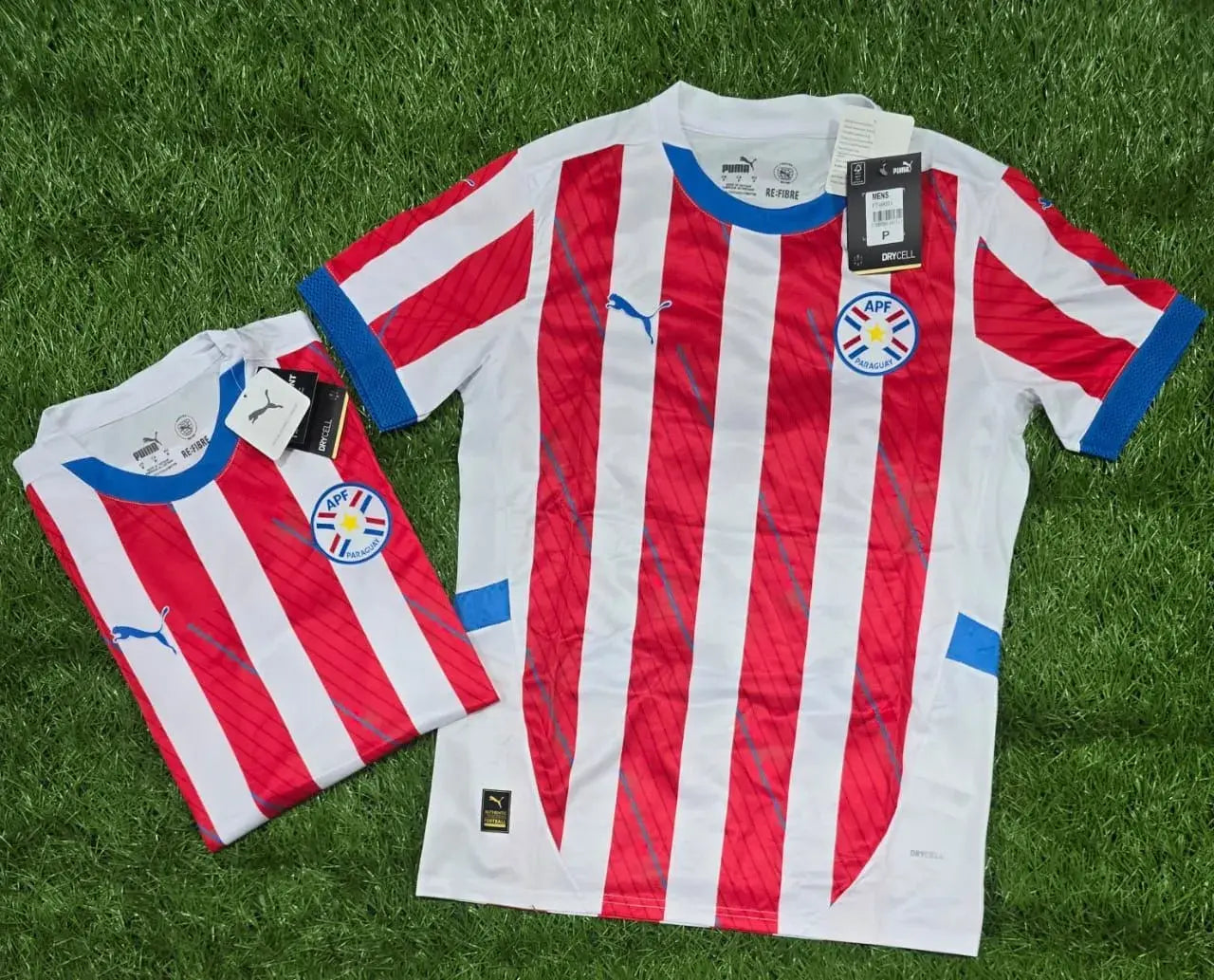 Remera Oficial Paraguay Pasión guaraní que se lleva en el pecho 🎁 HOY 30% DCTO