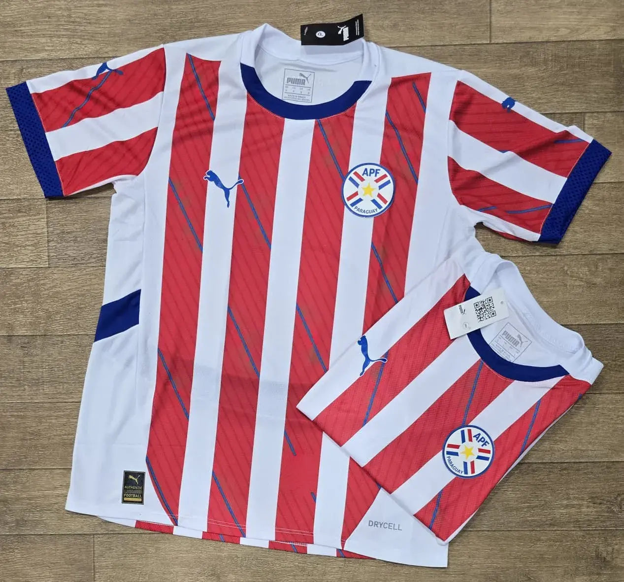 Remera Oficial Paraguay Pasión guaraní que se lleva en el pecho 🎁 HOY 30% DCTO