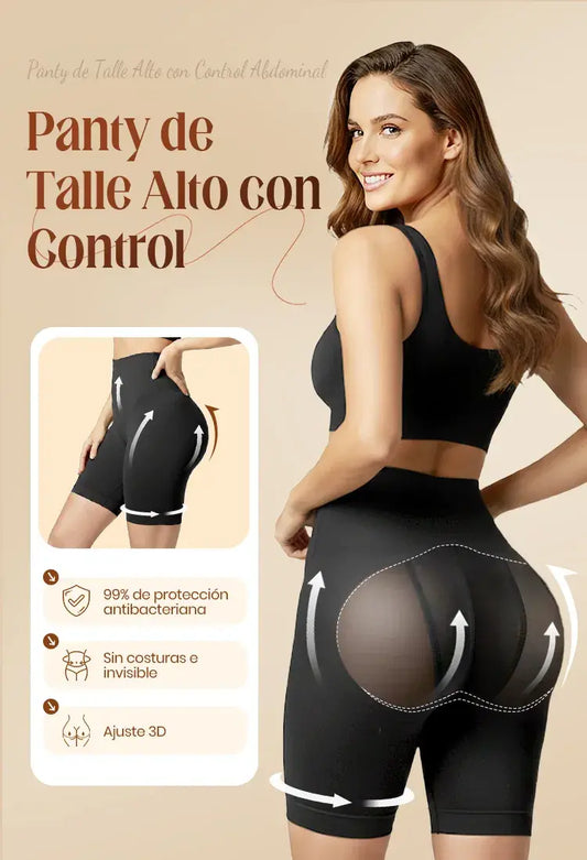Short Moldeador de Tiro Alto – Curvas Más Definidas al Instante