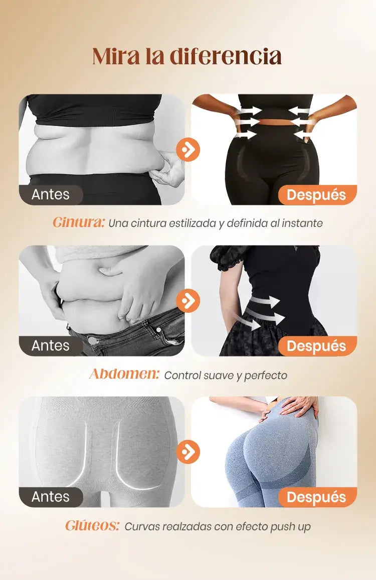Short Moldeador de Tiro Alto – Curvas Más Definidas al Instante