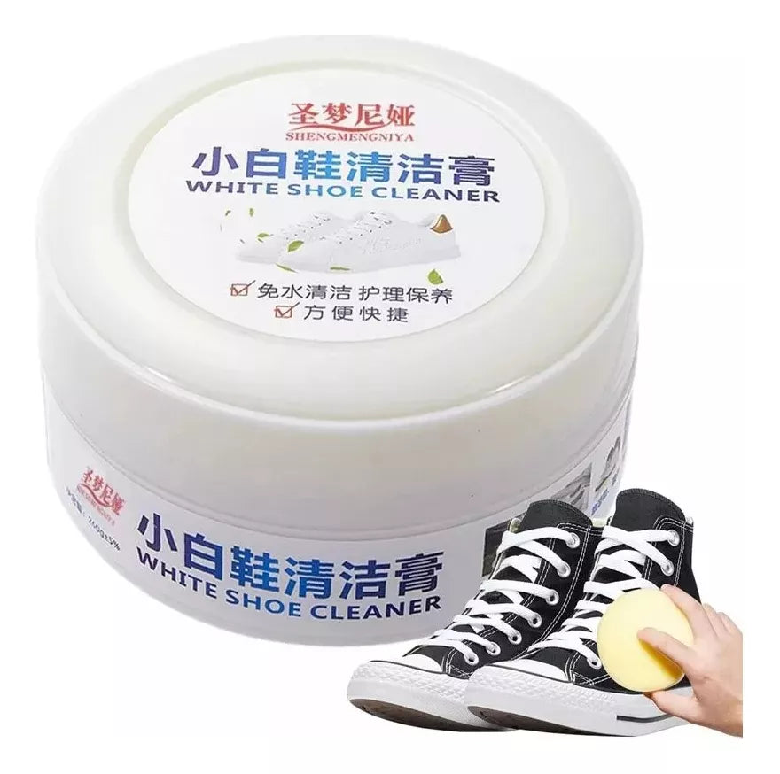 WHITE SHOE CLEANER® Crema Limpiadora Instantánea para Zapatillas👟