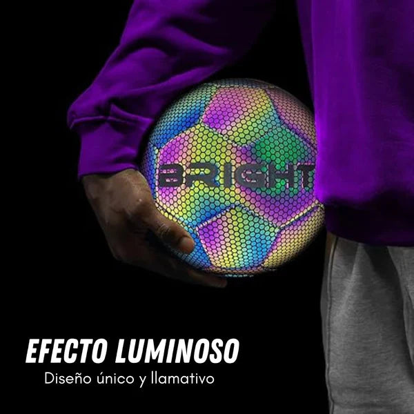 ⭐ Balón Galaxy Bright™ ⚽ Reflectivo 360° + Súper resistente + Diseño exclusivo