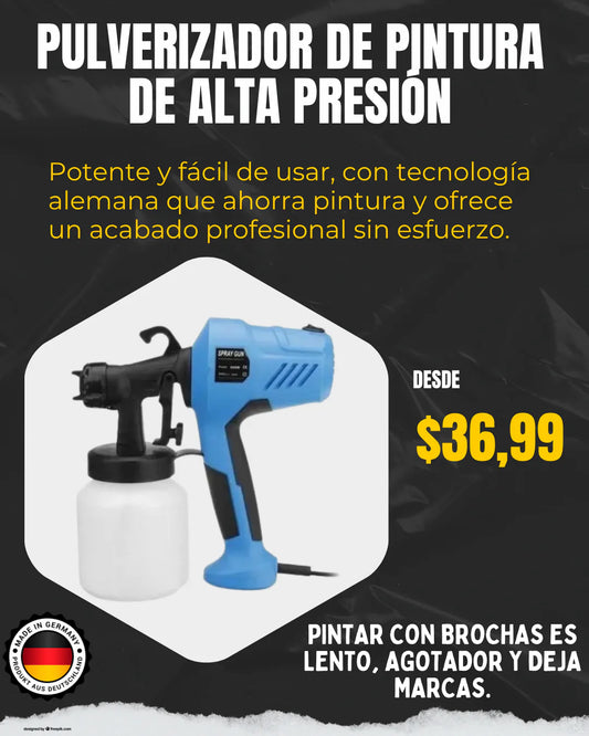Pulverizador eléctrico de alta presión 🔥con tecnología alemana
