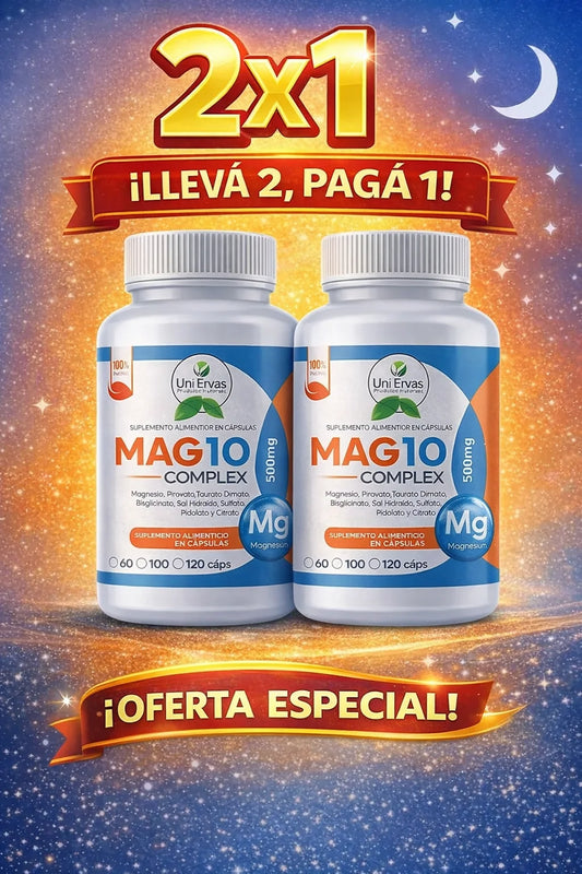Magnesio 10 Complex Original Potencia tu cuerpo y mente 🎁 HOY OFERTA 2X1