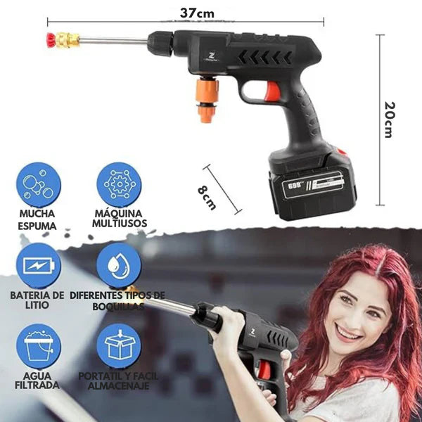 MALOPowerClean™ Hidrolavadora de Alta Presión Inalámbrica + 2 Baterías + Kit 💼