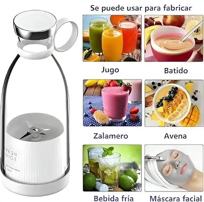 🥤Licuadora Portátil Juice Fresh® – Potencia, Diseño y Recarga USB