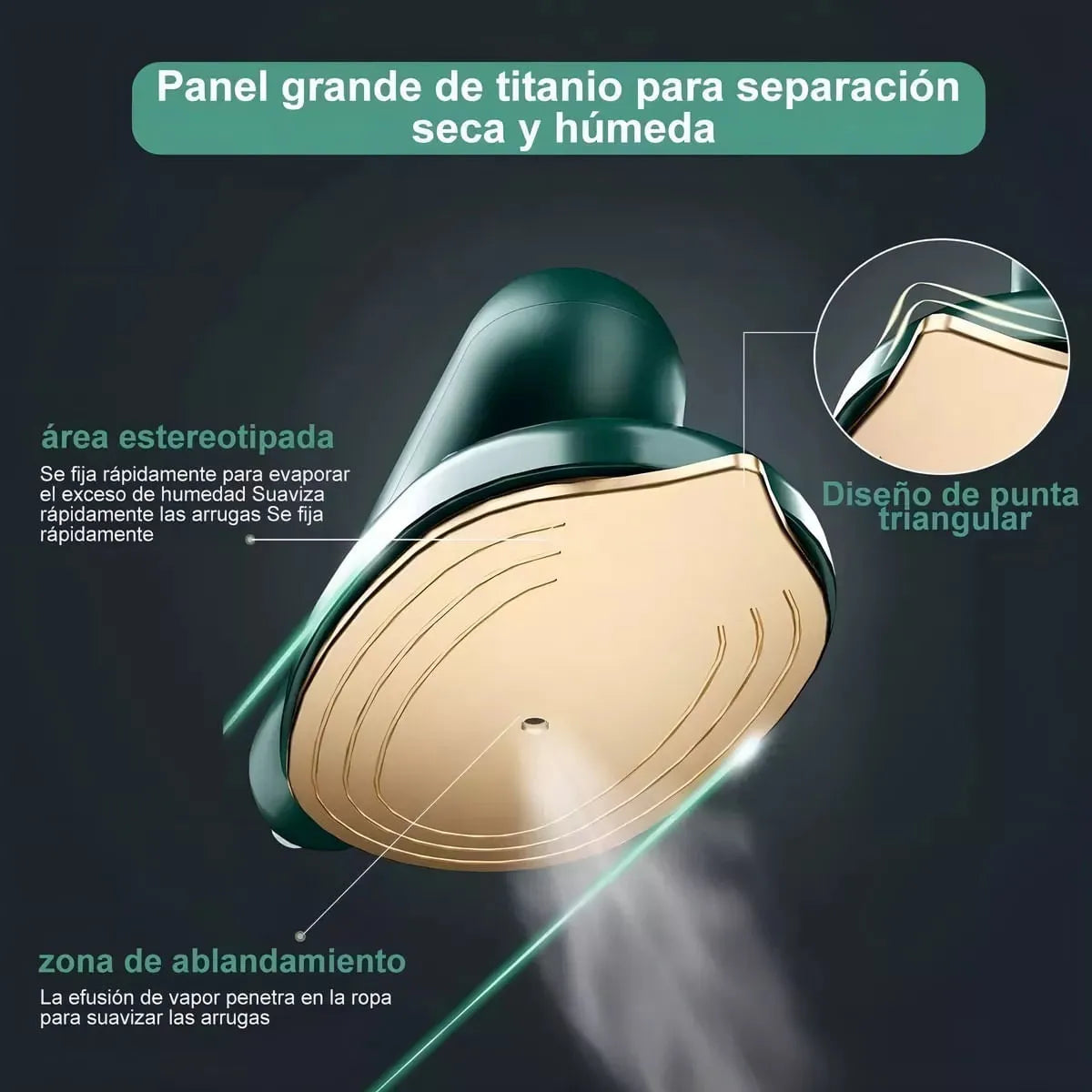 Mini Plancha Portátil 360° – Vapor Profesional en Cualquier Lugar 🎁 HOY 30% DCTO