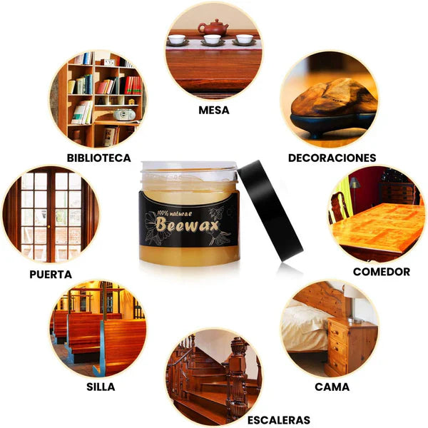🪵MADERA BRILLANTE AL INSTANTE – BEEWAX EN OFERTA + ENVÍO GRATIS ✨🚚