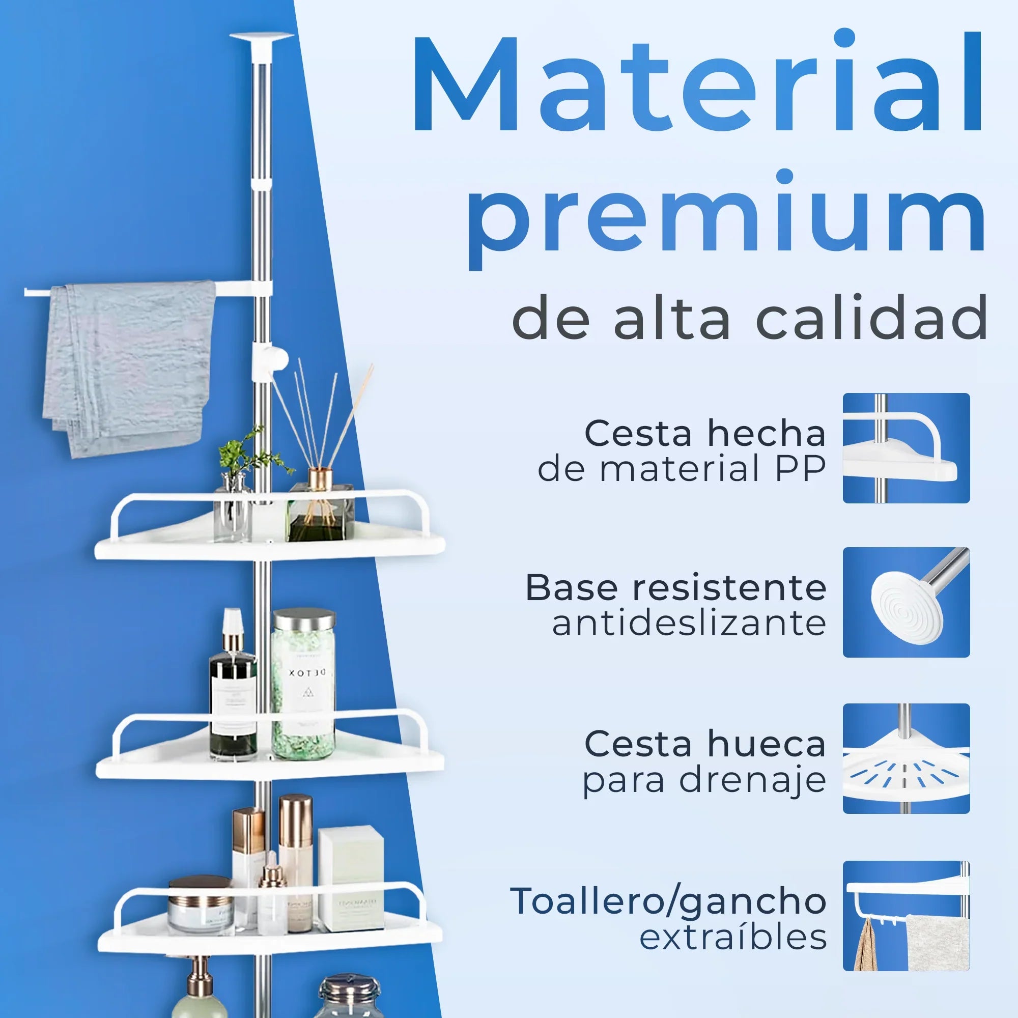 🚨 GRAN LANZAMIENTO: ESQUINERO DE BAÑO PREMIUM MULTIFUNCIONAL