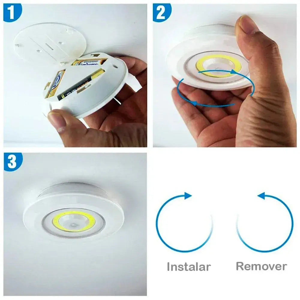 ⚡️SET DE 3 LUCES LED + CONTROL REMOTO INCLUIDO