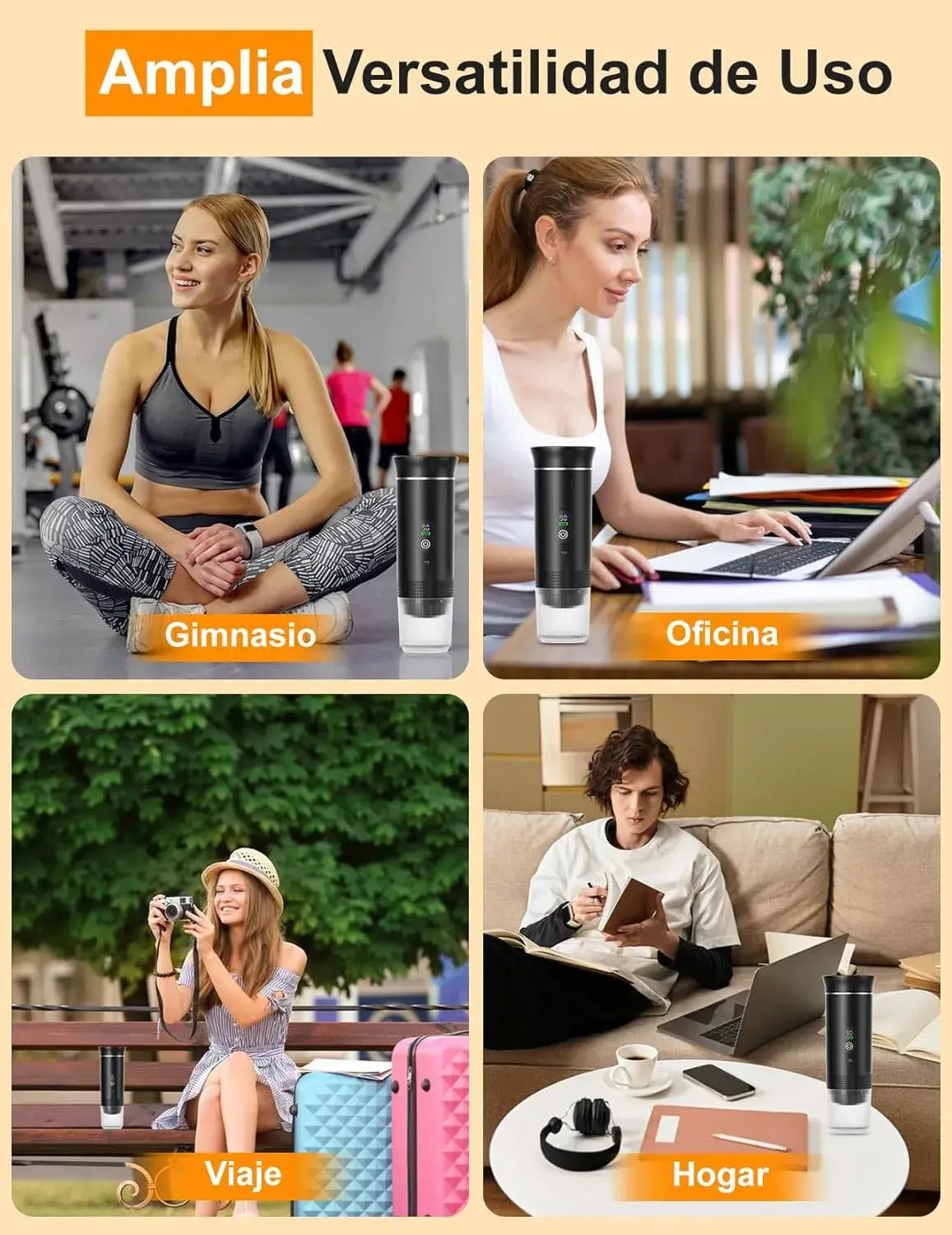 Cafetera Portatil 3 En 1 - Edición Premium- Compatible con cápsulas Nespresso® y Dolce Gusto® 🚨 HOY 30% DE DESCUENTO