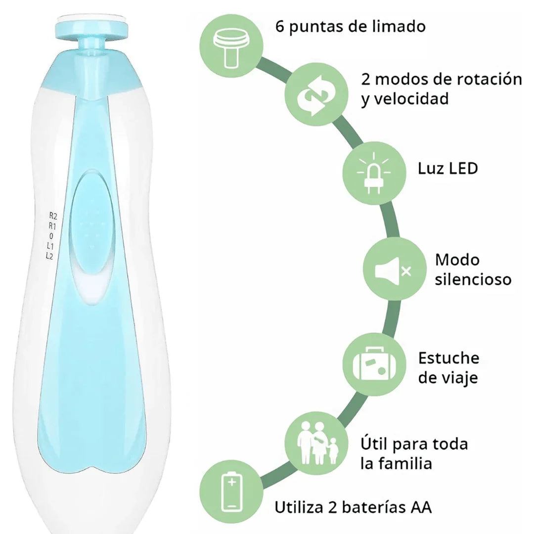 ✨Lima Eléctrica para Uñas de Bebé – Suavidad, Seguridad y Cuidado 💅👶
