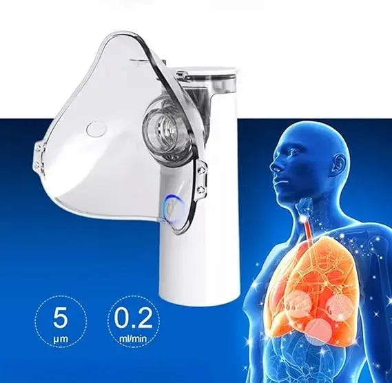 💨 Nebulizador Portátil Ultrasónico Pro + Kit Familiar: ¡Recarga USB/Batería! 🔋