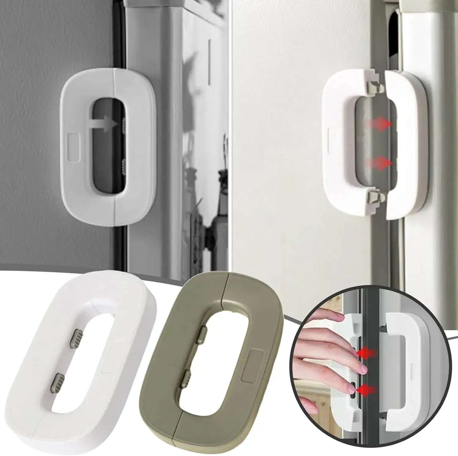 Cerradura de alta resistencia para refrigerador 🔒