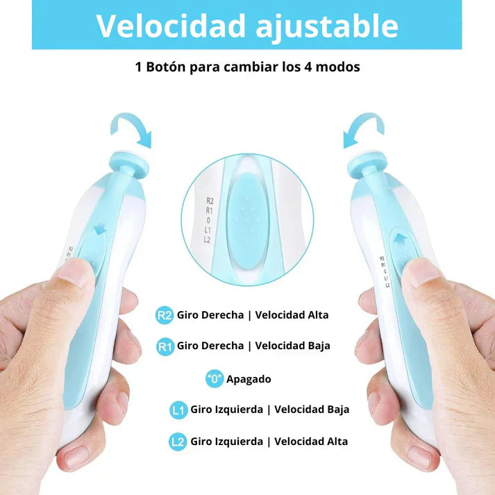✨Lima Eléctrica para Uñas de Bebé – Suavidad, Seguridad y Cuidado 💅👶