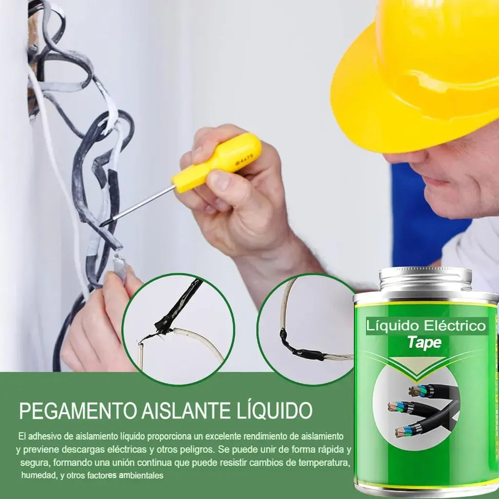 Cinta Eléctrica Líquida de Alta Tecnología 100ml + Aislamiento Total + Durabilidad Extrema