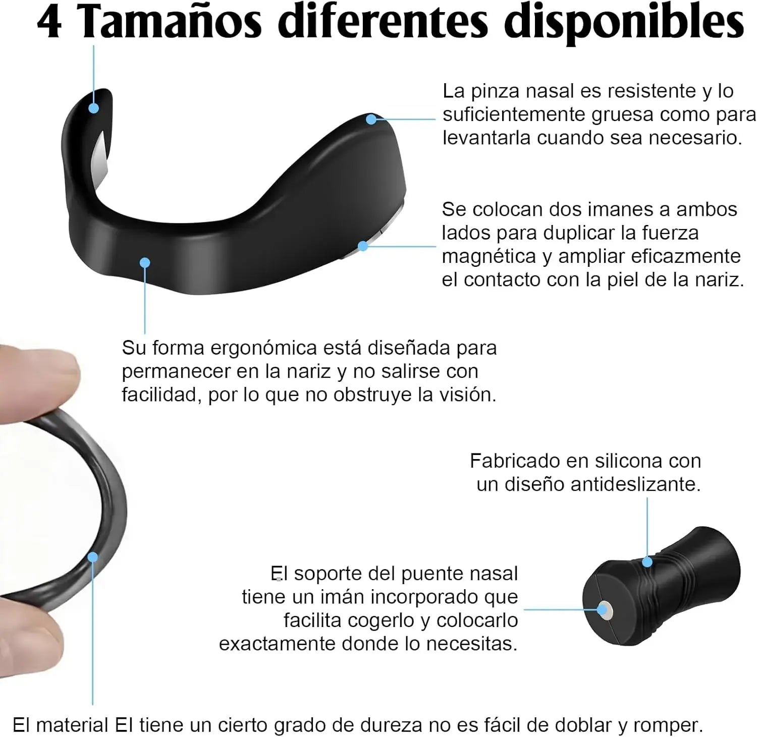 Tiras Nasales Magnéticas: Más aire, mejor rendimiento y menos ronquidos🎁HOY 35%DCTO