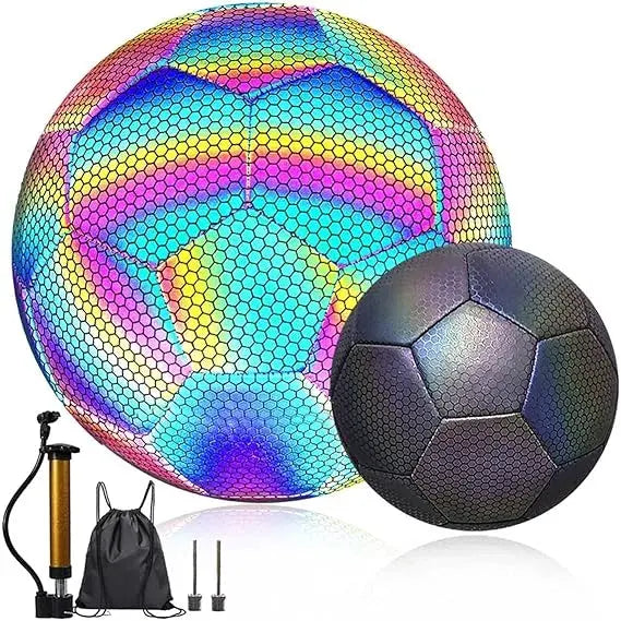 ⭐ Balón Galaxy Bright™ ⚽ Reflectivo 360° + Súper resistente + Diseño exclusivo