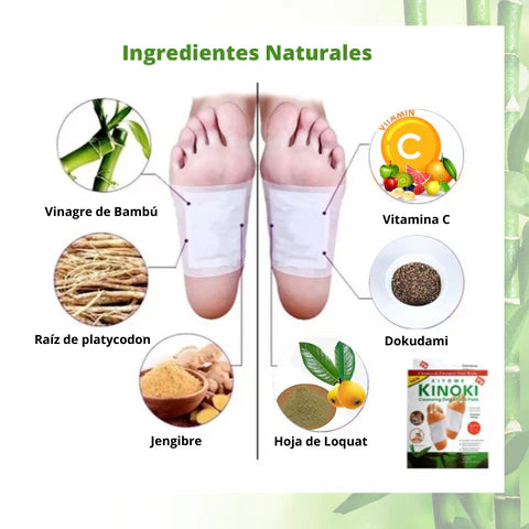Parches Kinoki™ Detox – Desintoxicá tu Cuerpo Desde la Primera Noche