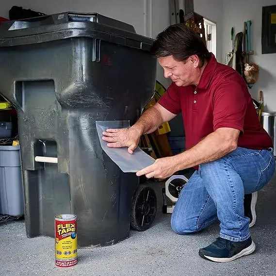 Cinta Impermeable Flex Tape + Súper Adherencia Instantánea + Repara Fugas en Segundos