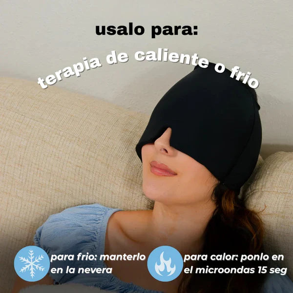 Gorro en gel para migrañas ¡Alivio natural al instante! -🚨OFERTA: 35% DCTO HOY¡