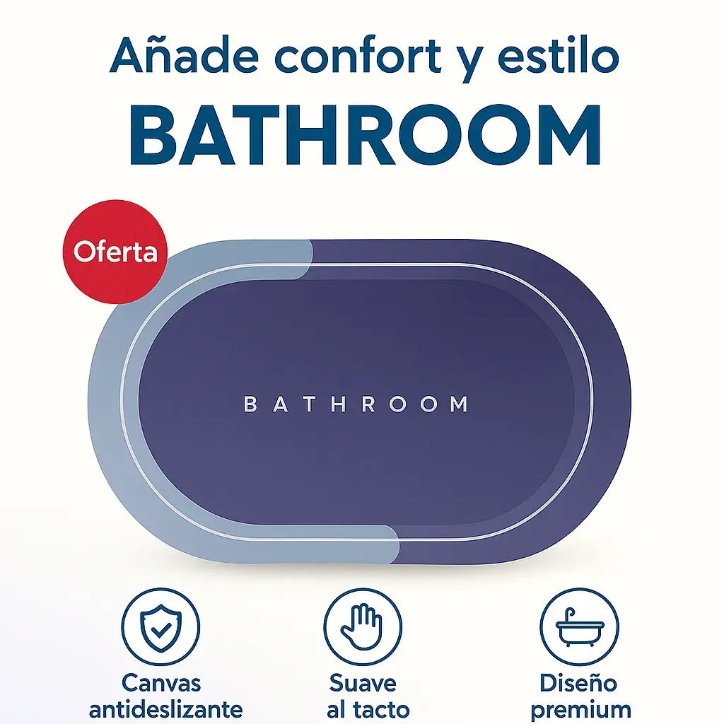 🚨 OFERTA - ALFOMBRA ABSORBENTE CIRCULAR PREMIUM