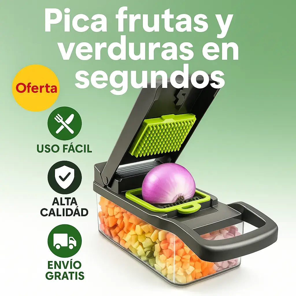 🚨LANZAMIENTO PREMIUM - CORTADOR DE VERDURAS 13 EN 1 | SEGURO Y VERSÁTIL🔪