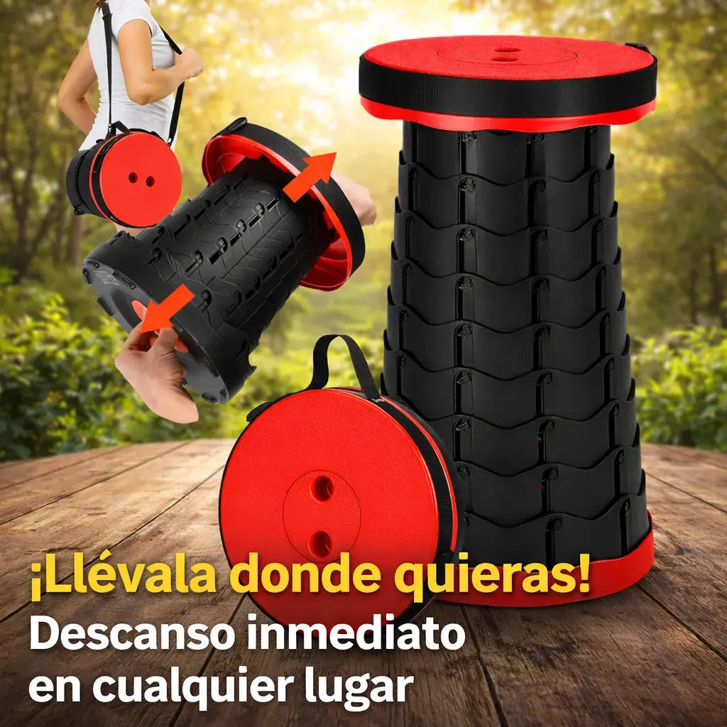 Banquito Plegable GO+™ | Descansá Donde Sea al Instante