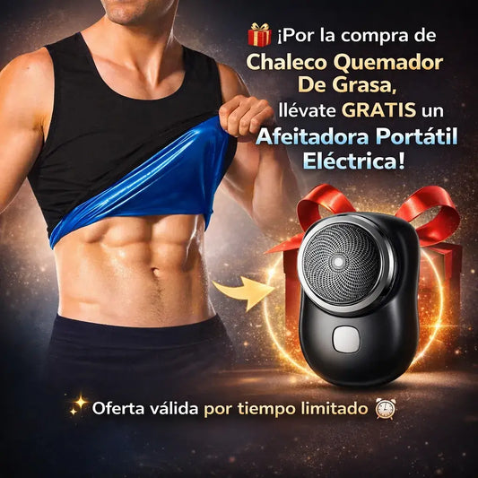 🎁 Compra tu Chaleco Quemador De Grasa y recibe una Afeitadora Portátil Eléctrica ¡GRATIS!