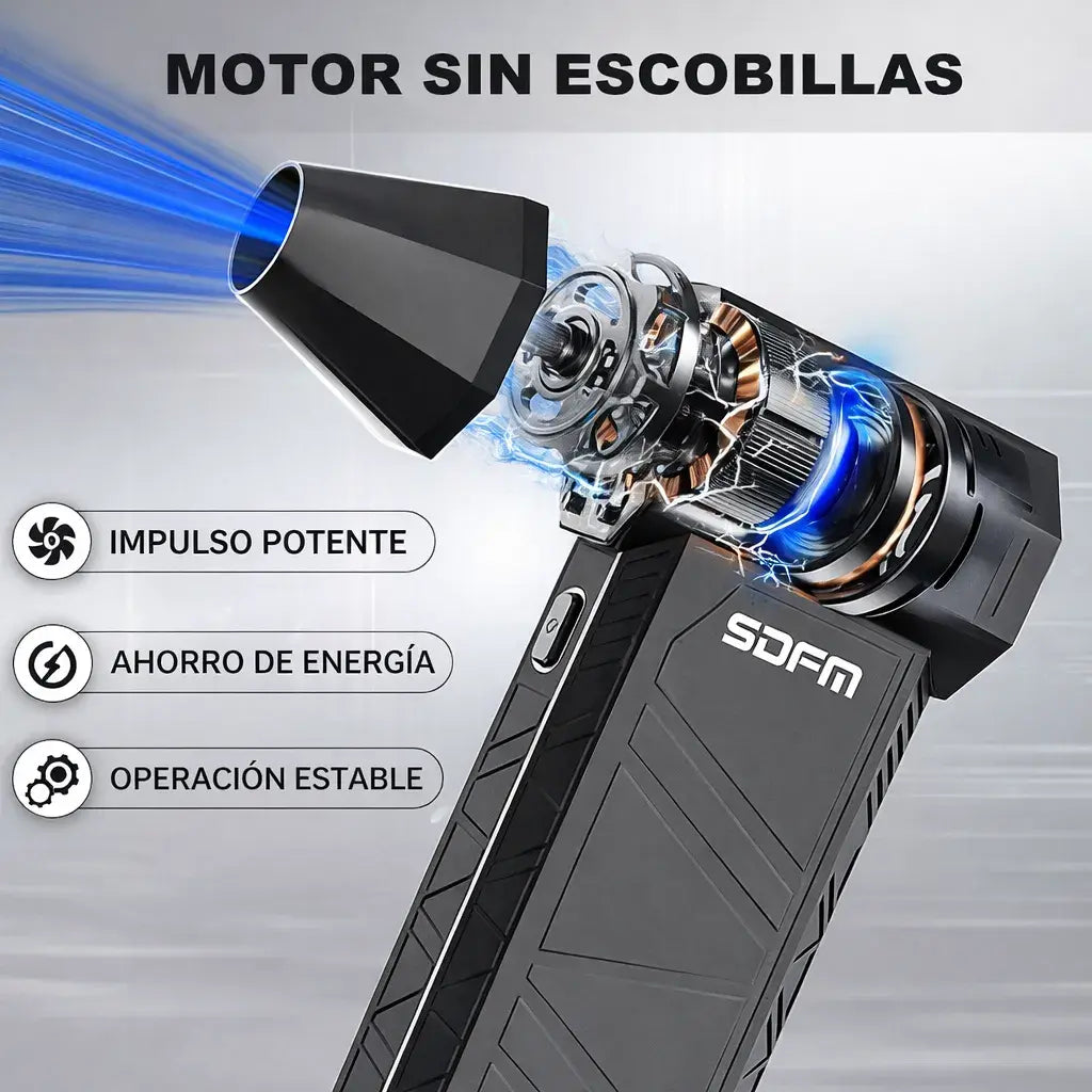 Soplador de aire Turbo Jet - para Teclado, Exteriores, Coche y Hogar 🎁 HOY 30%DCTO