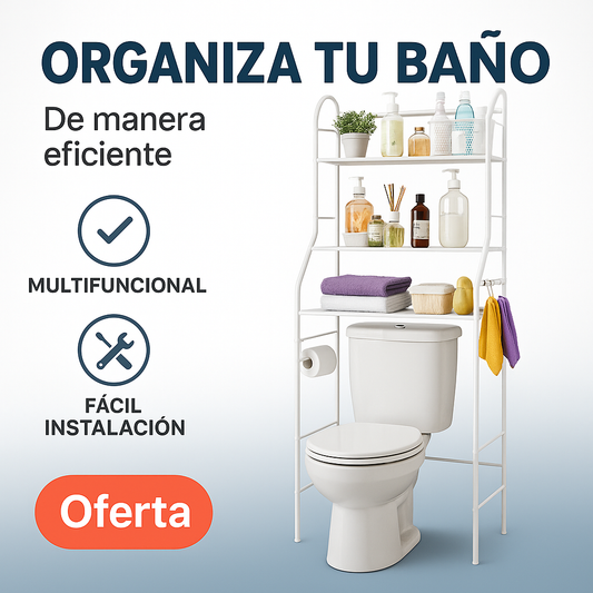 🚨 GRAN LANZAMIENTO: ORGANIZADOR DE BAÑO PREMIUM MULTIFUNCIONAL