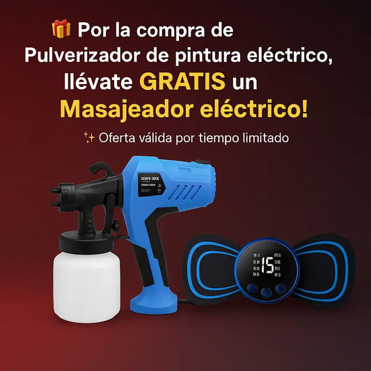 Kit 2 en 1: Pulverizador de pintura de alta precisión + masajeador GRATIS🎁