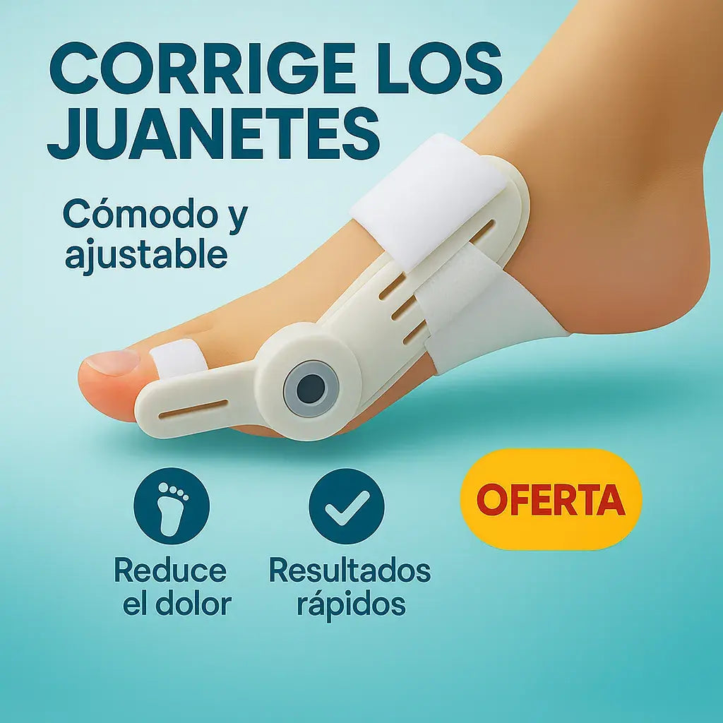 🚨 ¡NUEVO! CORRECTOR AJUSTABLE PARA JUANETES – ADIÓS AL DOLOR 👣