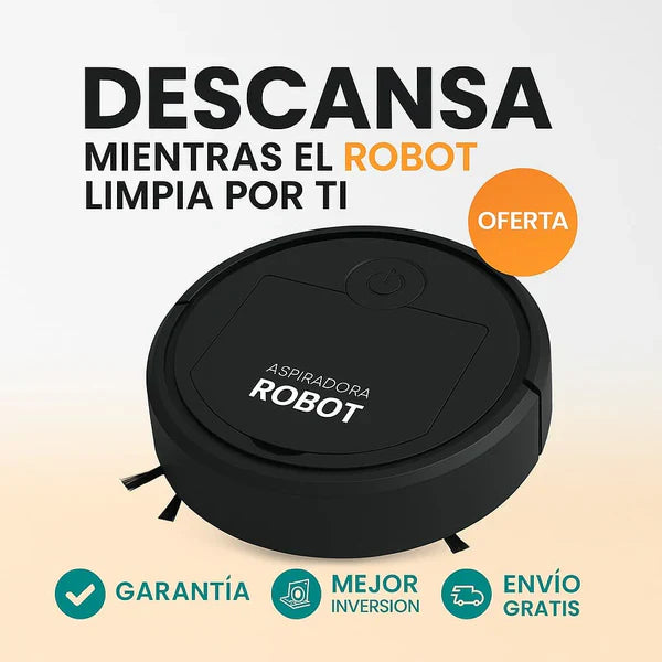 Robot Aspirador Inteligente – ¡Tu Hogar Siempre Impecable sin Mover un Dedo! ¡OFERTA ESPECIAL HOY!