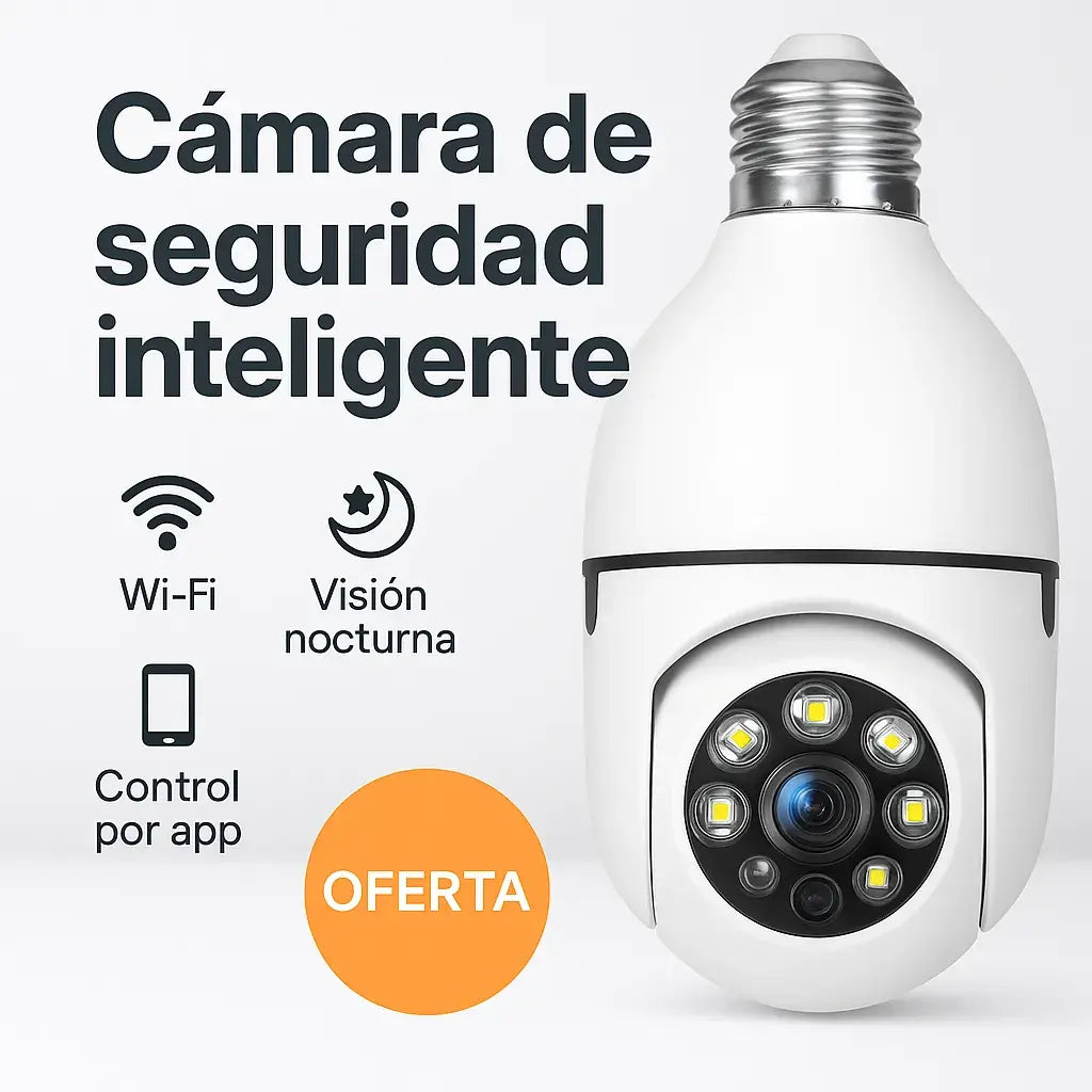 🚨NUEVO LANZAMIENTO-FOCO CÁMARA 360° V380 PRO