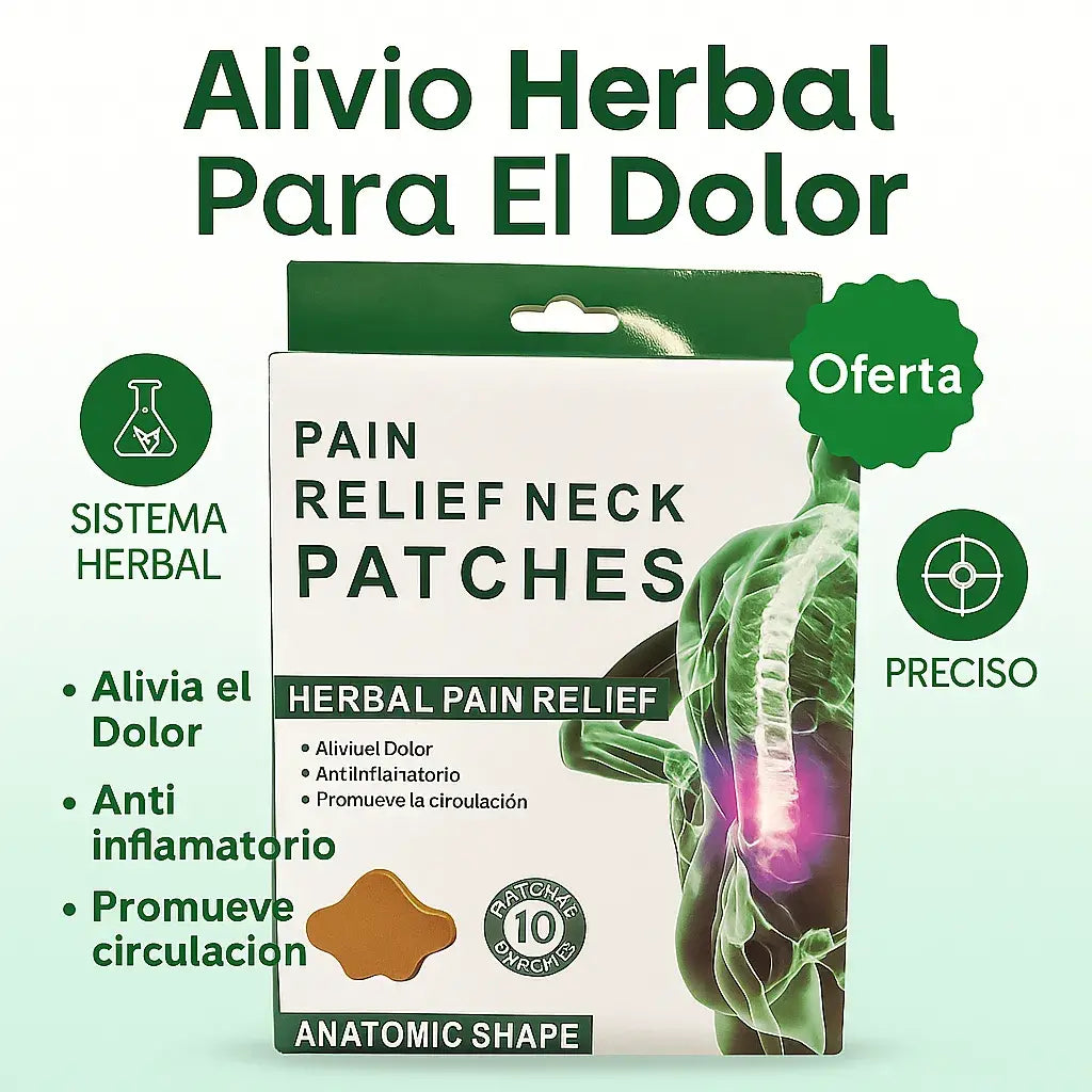 PARCHE HERBAL PREMIUM +10 UDS  ALIVIO PROFUNDO PARA RODILLA Y CUERPO + ENVÍO GRATIS