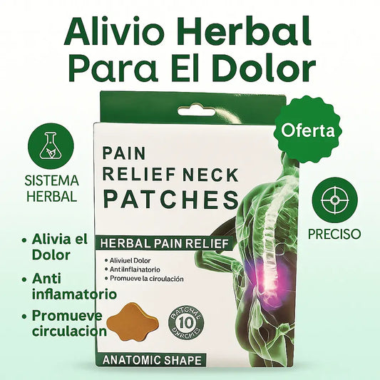 PARCHE HERBAL PREMIUM +10 UDS  ALIVIO PROFUNDO PARA RODILLA Y CUERPO + ENVÍO GRATIS