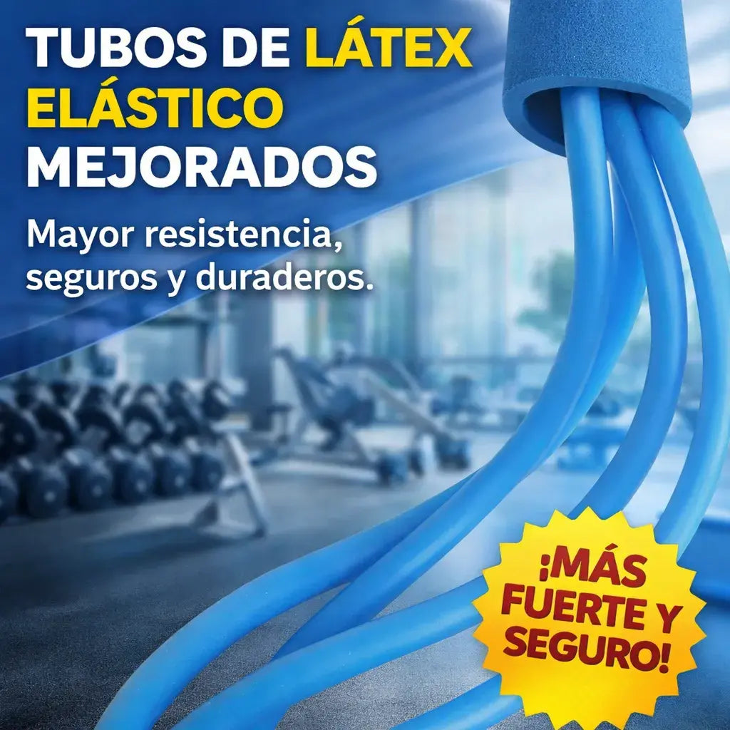 Kit de Resistencia Fitness Profesional 4 en 1