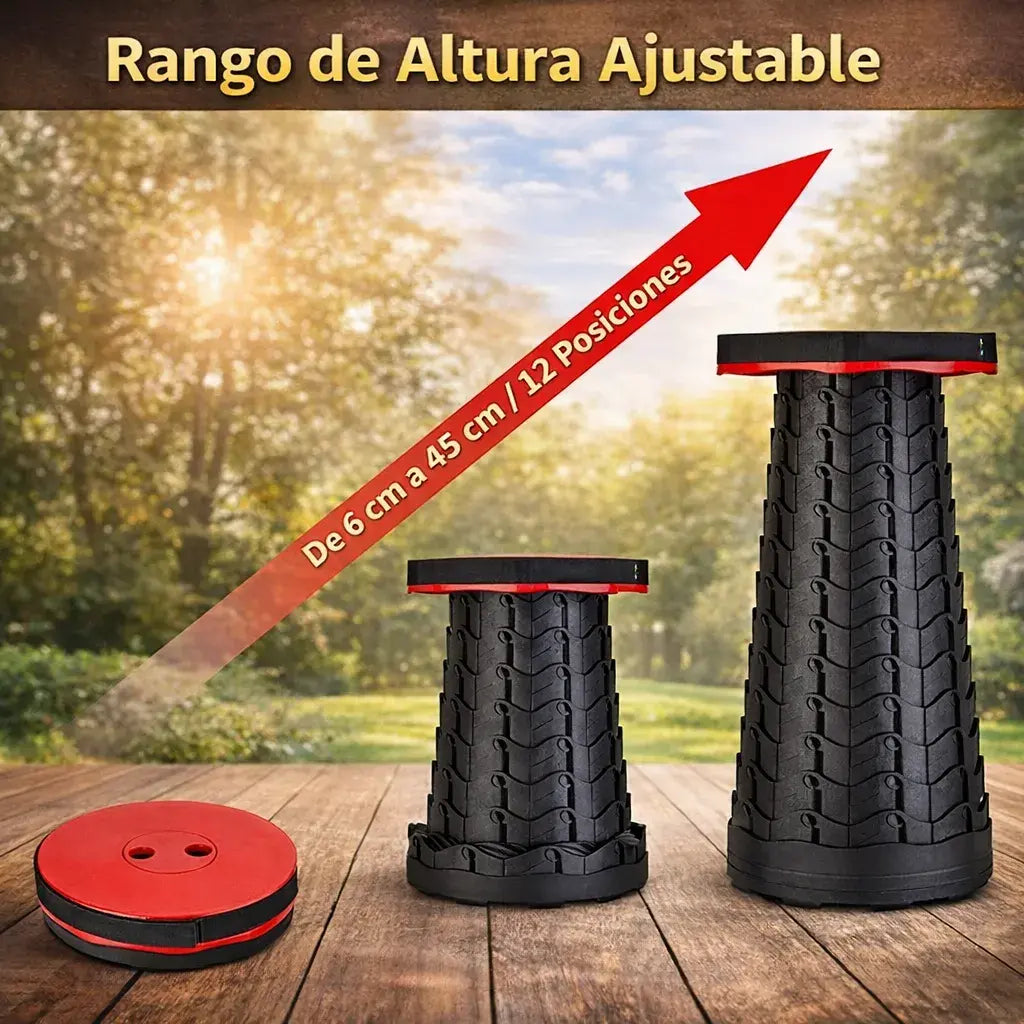 Banquito Plegable GO+™ | Descansá Donde Sea al Instante
