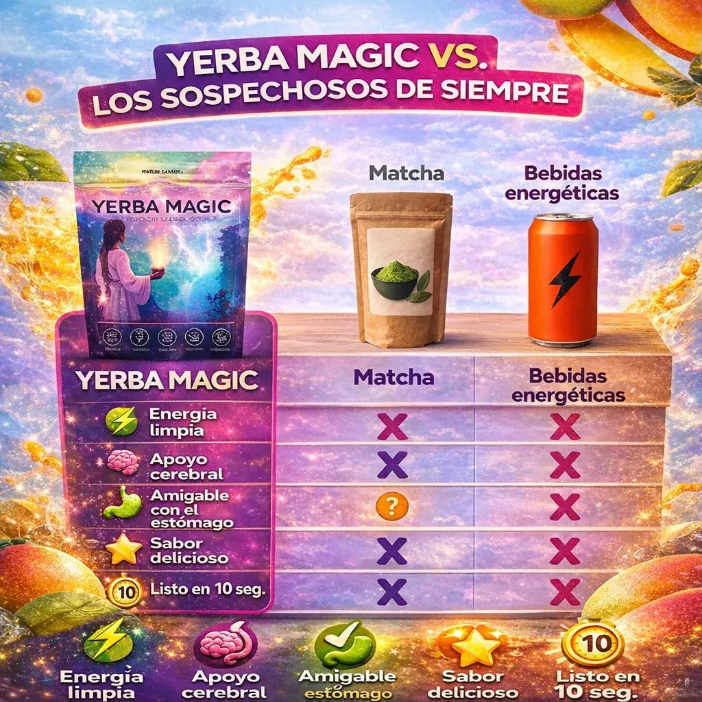 Yerba Magic Peach Mango Brainista™ | Energía natural para tu día