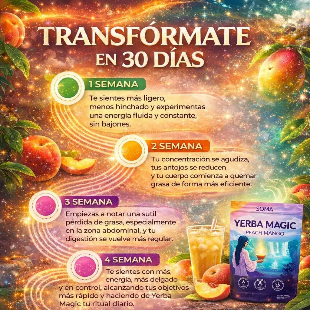 Yerba Magic Peach Mango Brainista™ | Energía natural para tu día