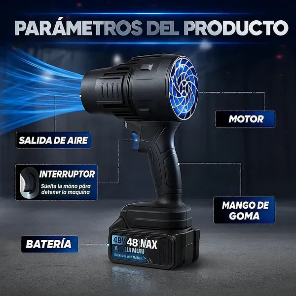 ¡ SUPER OFERTA! Soplador inalámbrico profesional -JetClean™+ ENVÍO GRATIS